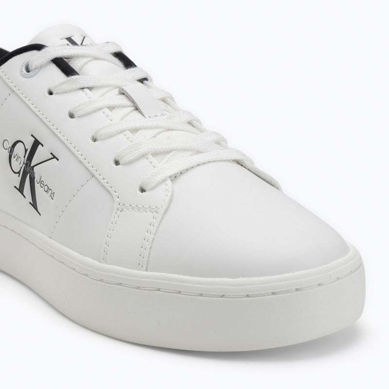 Buty damskie Calvin Klein YW0YW01444 Classic Cupsole Lowlaceup Lth Wn bright white/black 7