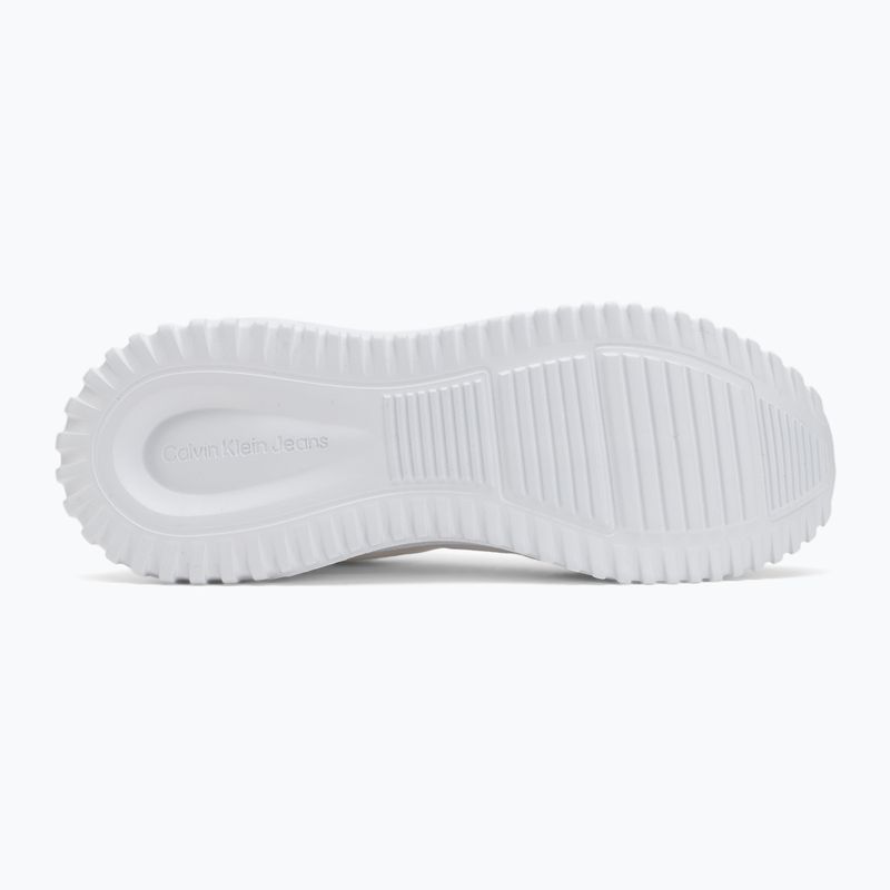 Buty damskie Calvin Klein Eva Runner Low Lace Mix Ml Wn bright white/silver 4