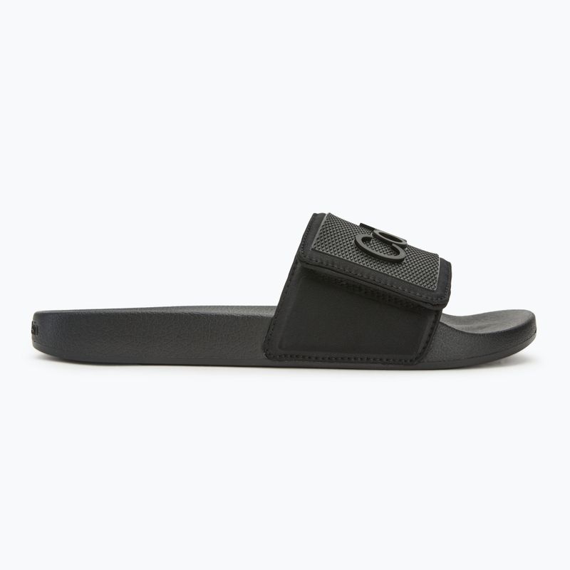 Klapki męskie Calvin Klein HM0HM01437 Adj Pool Slide TPU black 2