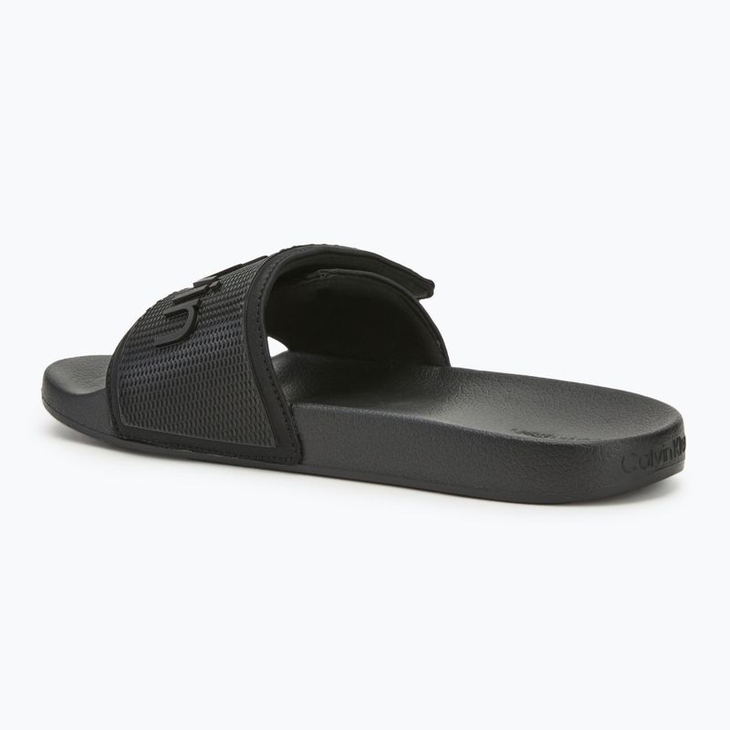 Klapki męskie Calvin Klein HM0HM01437 Adj Pool Slide TPU black 3
