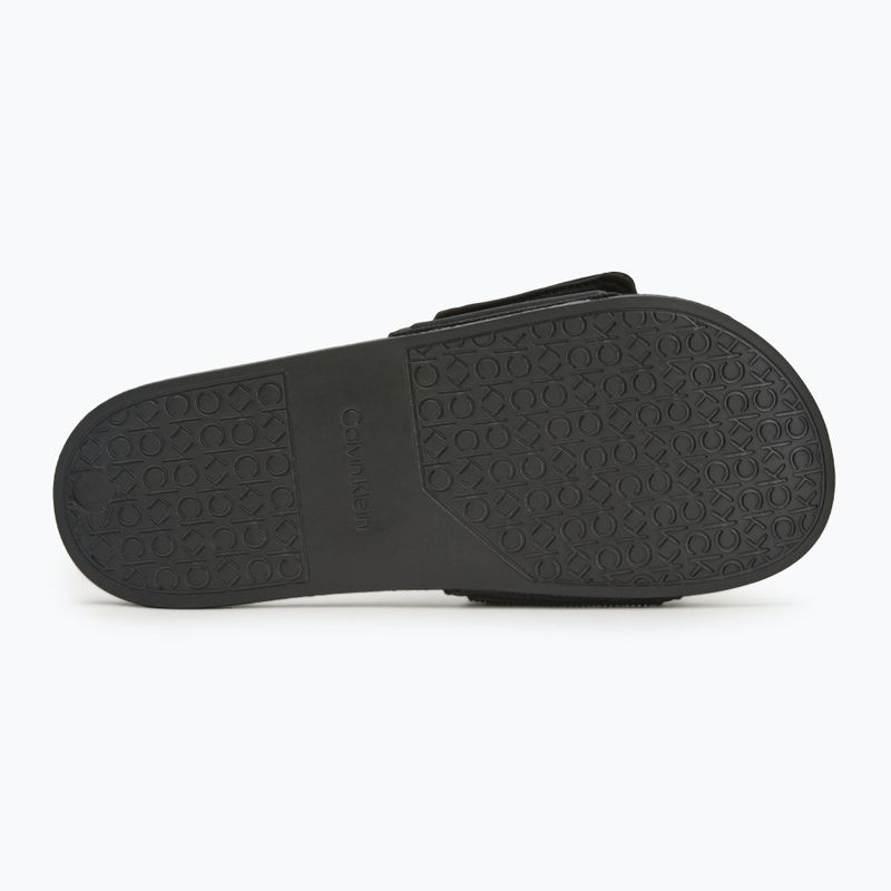 Klapki męskie Calvin Klein HM0HM01437 Adj Pool Slide TPU black 4