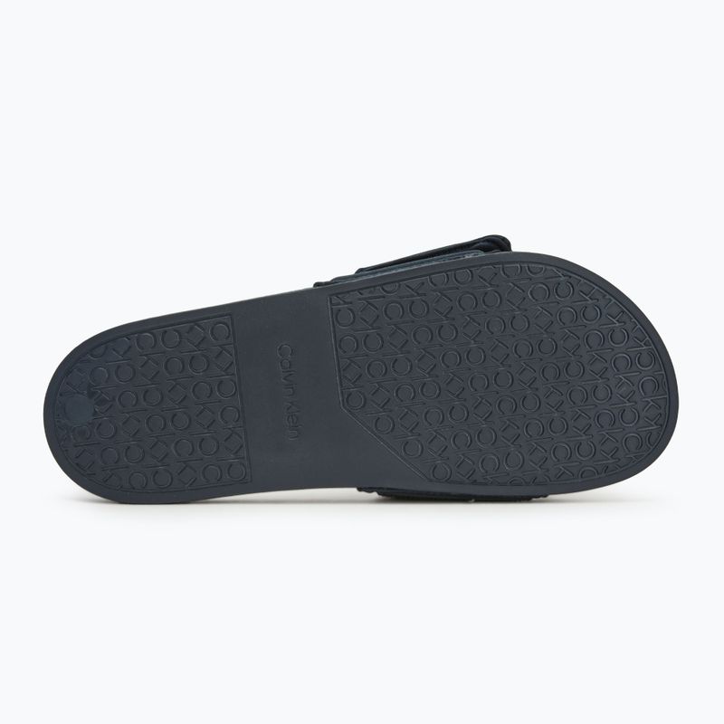 Klapki męskie Calvin Klein HM0HM01437 Adj Pool Slide TPU calvin navy 4