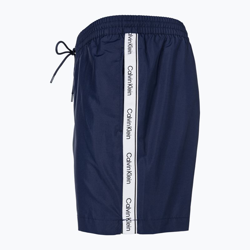 Szorty kąpielowe męskie Calvin Klein Medium Drawstring signature navy 3