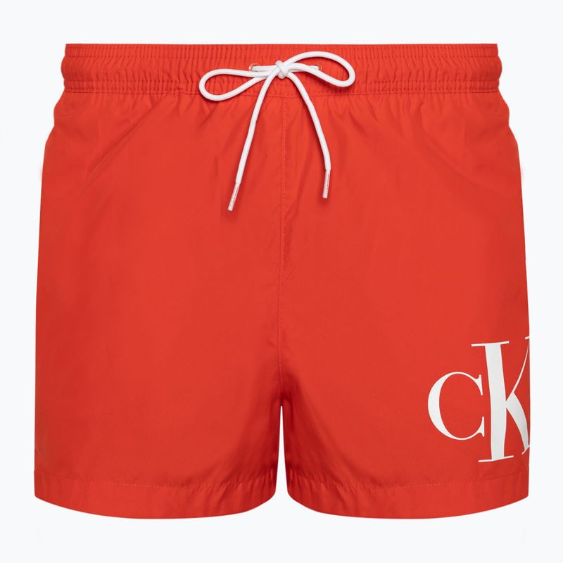 Szorty kąpielowe męskie Calvin Klein Short Drawstring hot heat