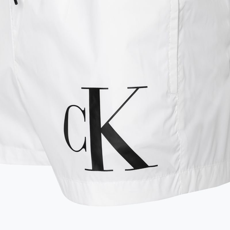 Szorty kąpielowe męskie Calvin Klein Short Drawstring classic white 3