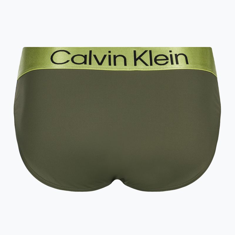 Slipy pływackie męskie Calvin Klein Brief green 2