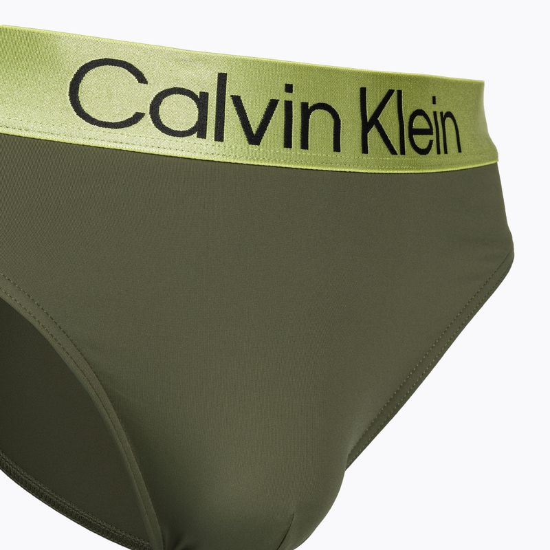 Slipy pływackie męskie Calvin Klein Brief green 3
