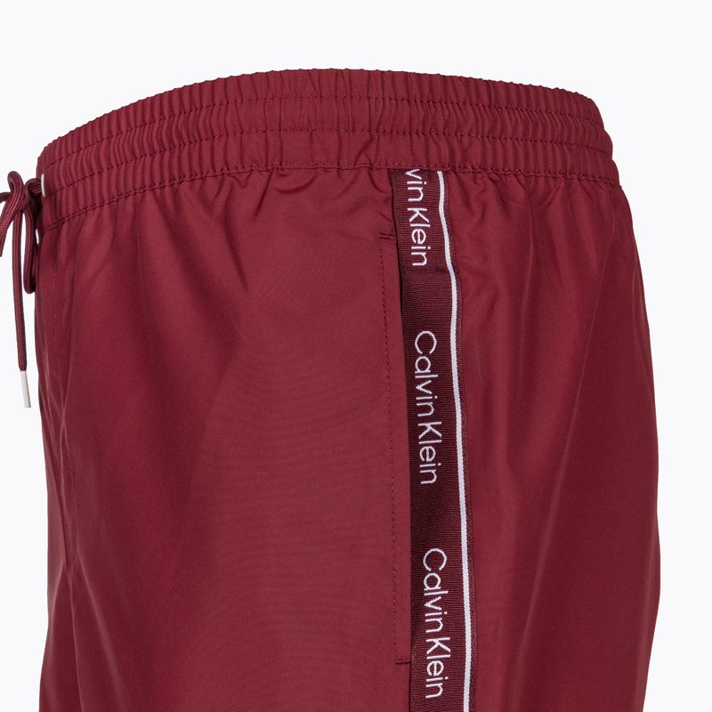 Szorty kąpielowe męskie Calvin Klein Medium Drawstring cordovan 3