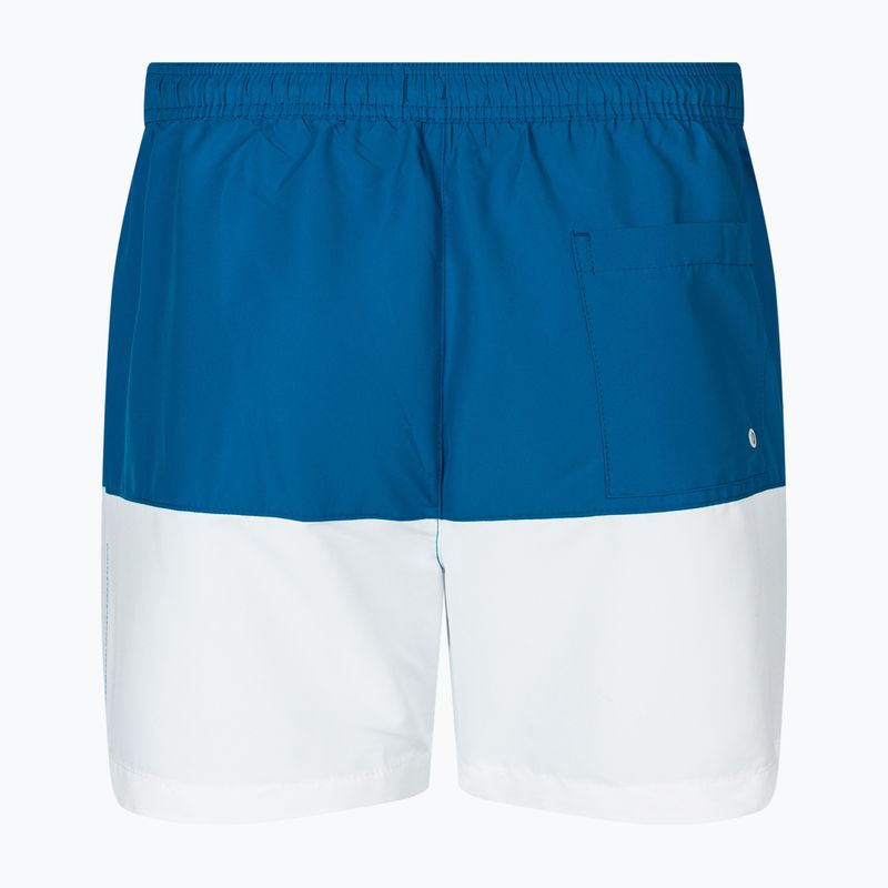 Szorty kąpielowe męskie Calvin Klein Medium Drawstring-Block faience blue 2