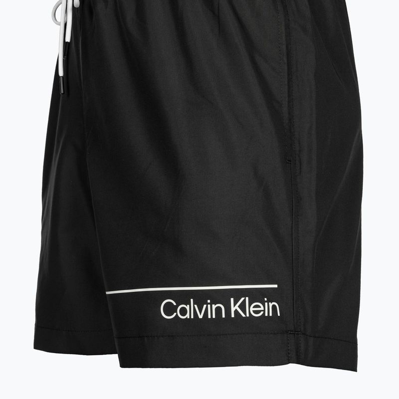 Szorty kąpielowe męskie Calvin Klein Medium Double black 3