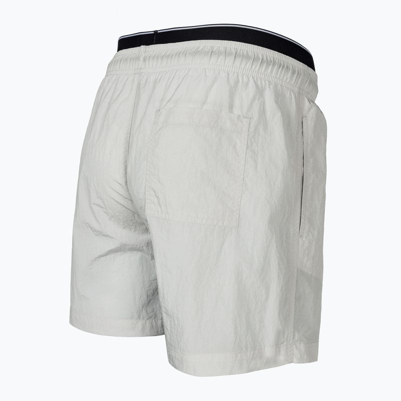 Szorty kąpielowe męskie Calvin Klein Medium Double WB nimbus cloud 4