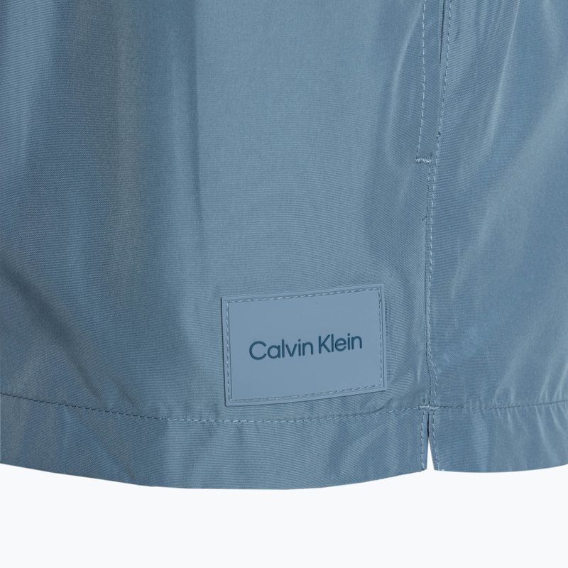 Szorty kąpielowe męskie Calvin Klein Short Double Waistband muted cerulean 3