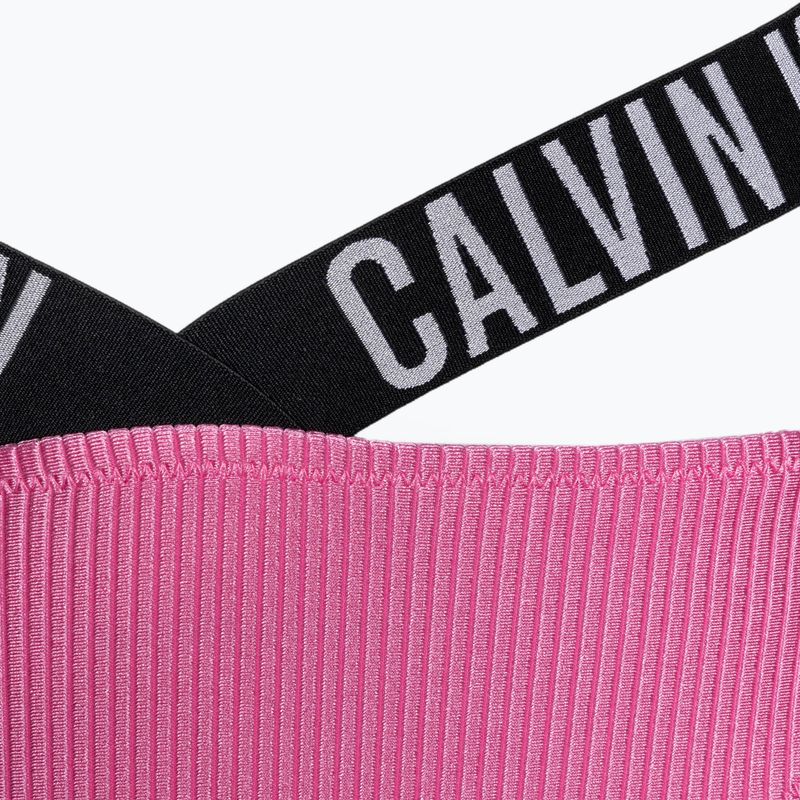 Dół od stroju kąpielowego Calvin Klein High Leg Cheeky Bikini bold pink 3