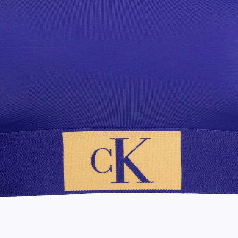 Góra od stroju kąpielowego Calvin Klein Bralette-RP midnight lagoon 3