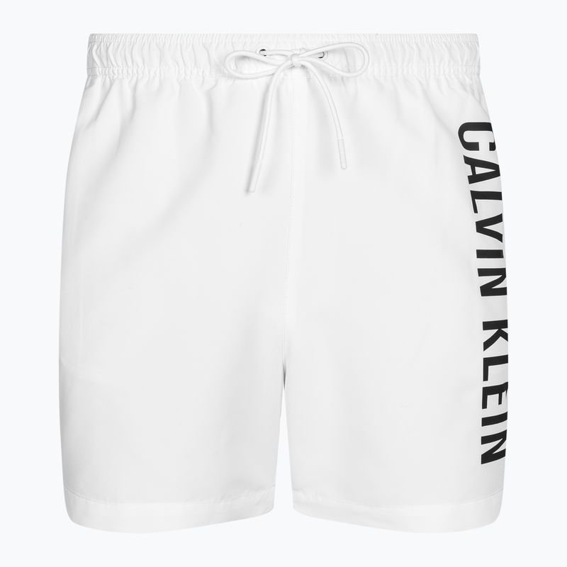 Szorty kąpielowe męskie Calvin Klein Medium Drawstring classic white