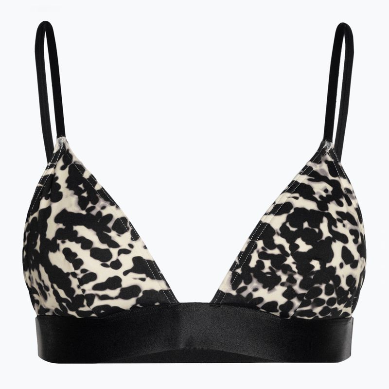 Góra od stroju kąpielowego Calvin Klein Triangle-RP Print blurred animal