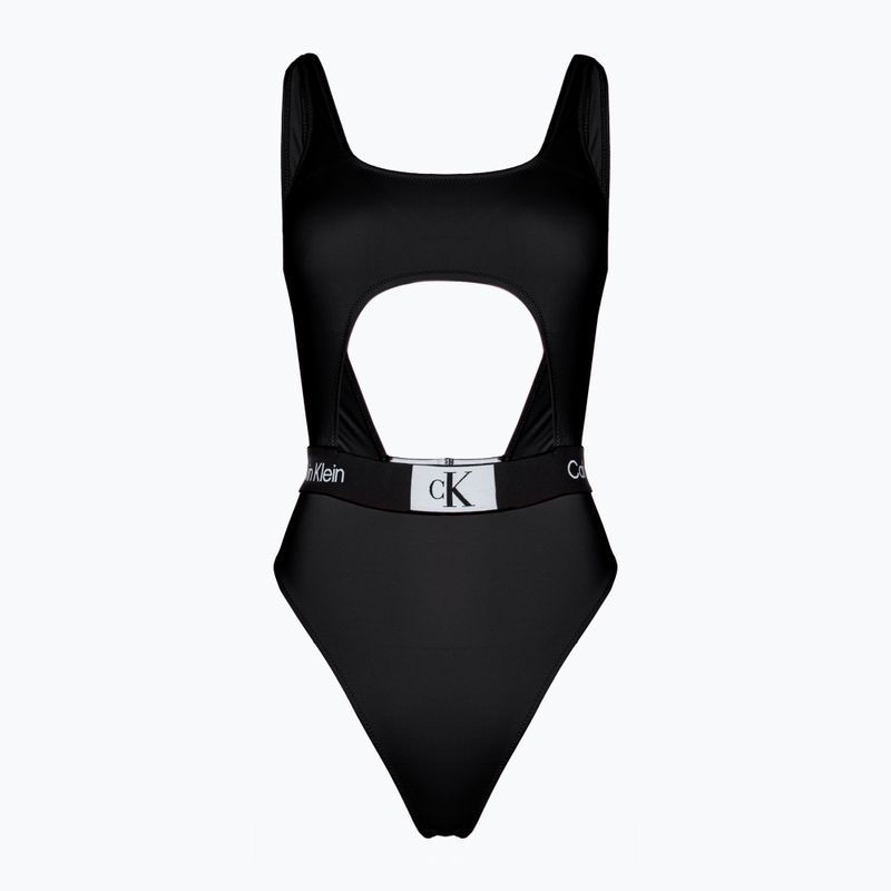 Strój kąpielowy jednoczęściowy damski Calvin Klein Cut Out One Piece-RP black