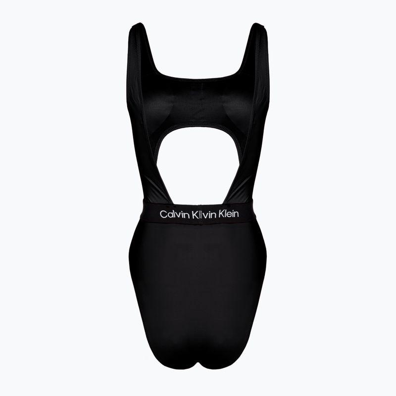 Strój kąpielowy jednoczęściowy damski Calvin Klein Cut Out One Piece-RP black 2