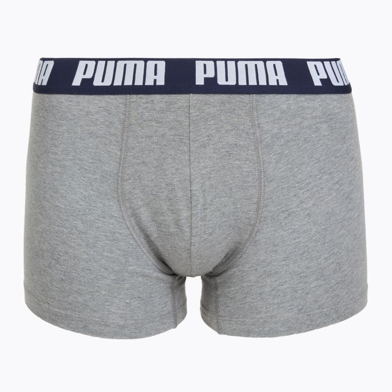 Bokserki męskie PUMA Everyday Basic 2 pary navy/grey 2