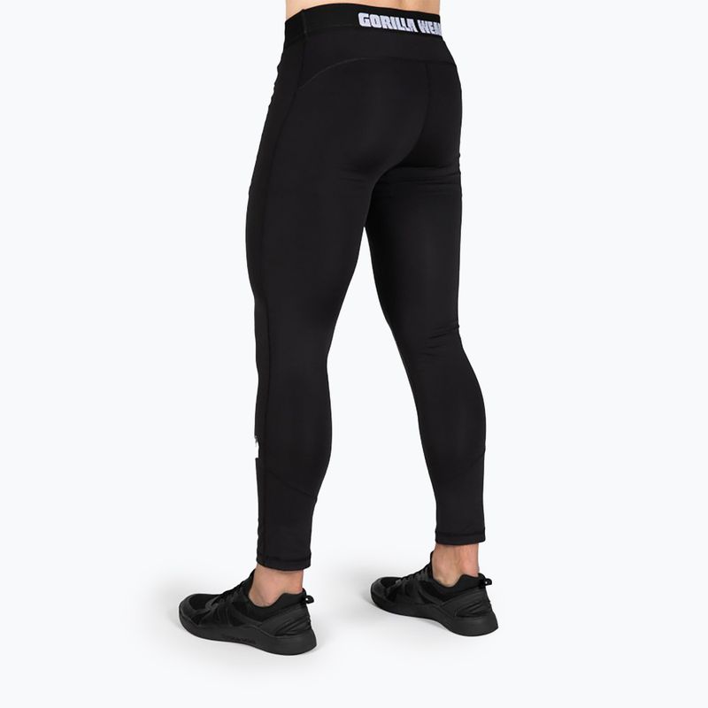 Legginsy treningowe męskie Gorilla Wear Columbus black 5