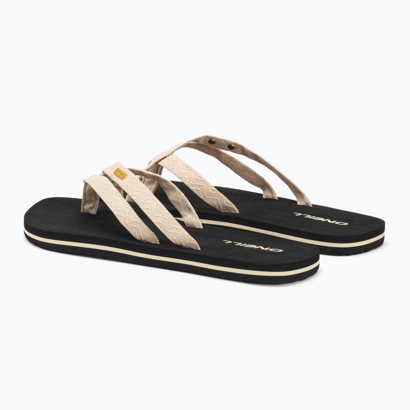 Japonki damskie O'Neill Ditsy Strap Bloom bleached sand 3