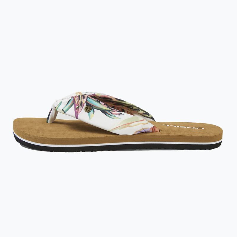 Japonki damskie O'Neill Ditsy Sun Bloom white tropical flower 10
