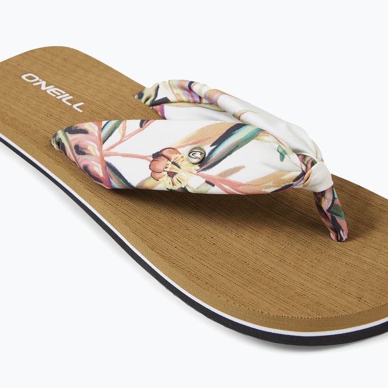 Japonki damskie O'Neill Ditsy Sun Bloom white tropical flower 11