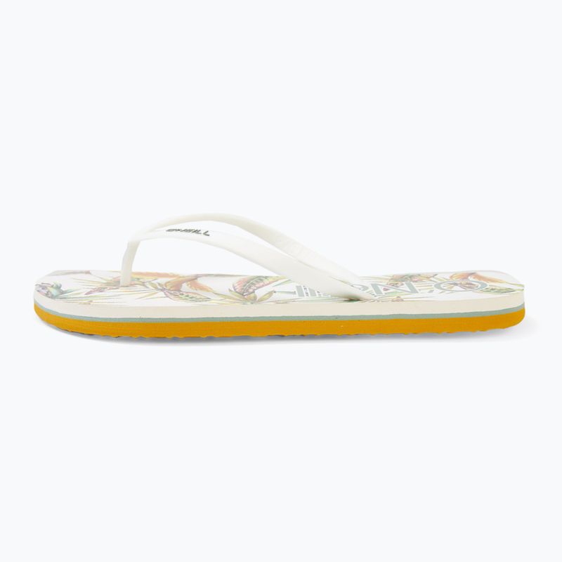 Japonki damskie O'Neill Profile Graphic white tropical flower 10