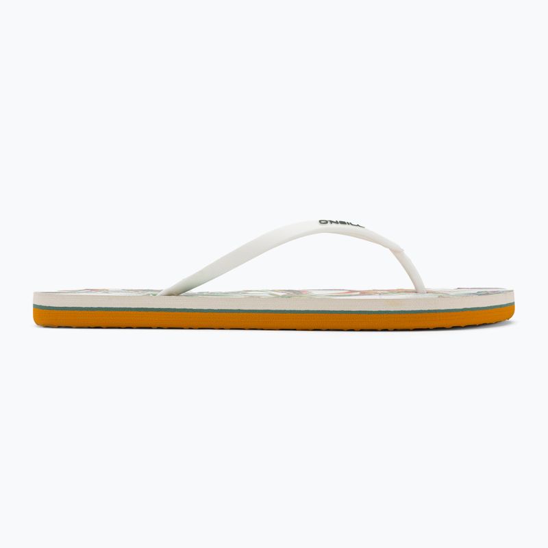Japonki damskie O'Neill Profile Graphic white tropical flower 2
