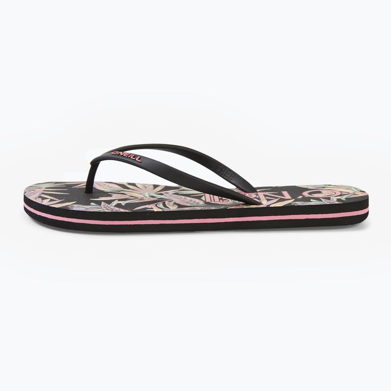 Japonki damskie O'Neill Profile Graphic black tropical flower 10