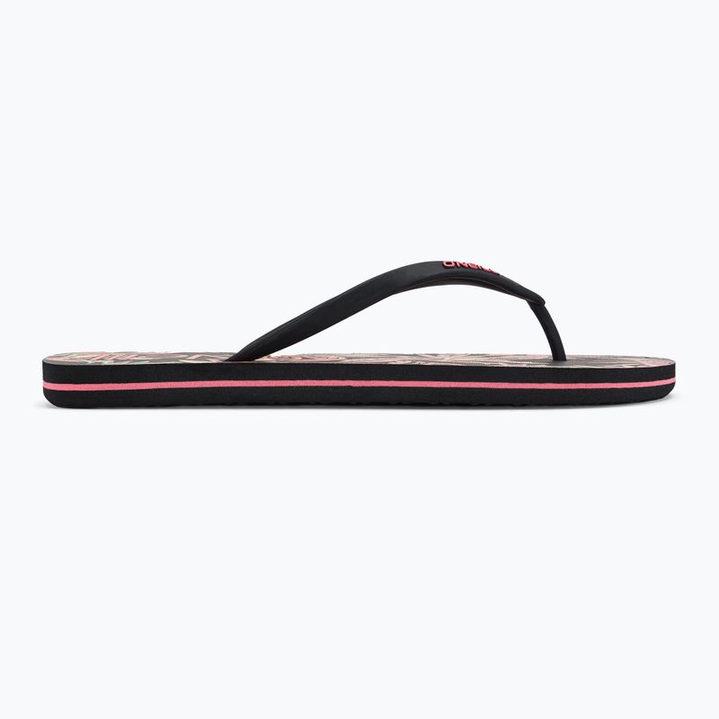 Japonki damskie O'Neill Profile Graphic black tropical flower 2