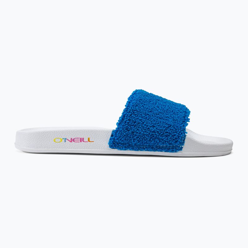 Klapki damskie O'Neill Brights Slides blue towel stripe 2