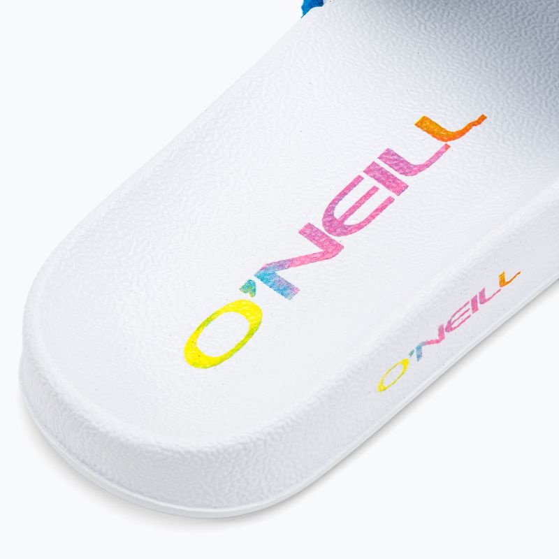 Klapki damskie O'Neill Brights Slides blue towel stripe 8