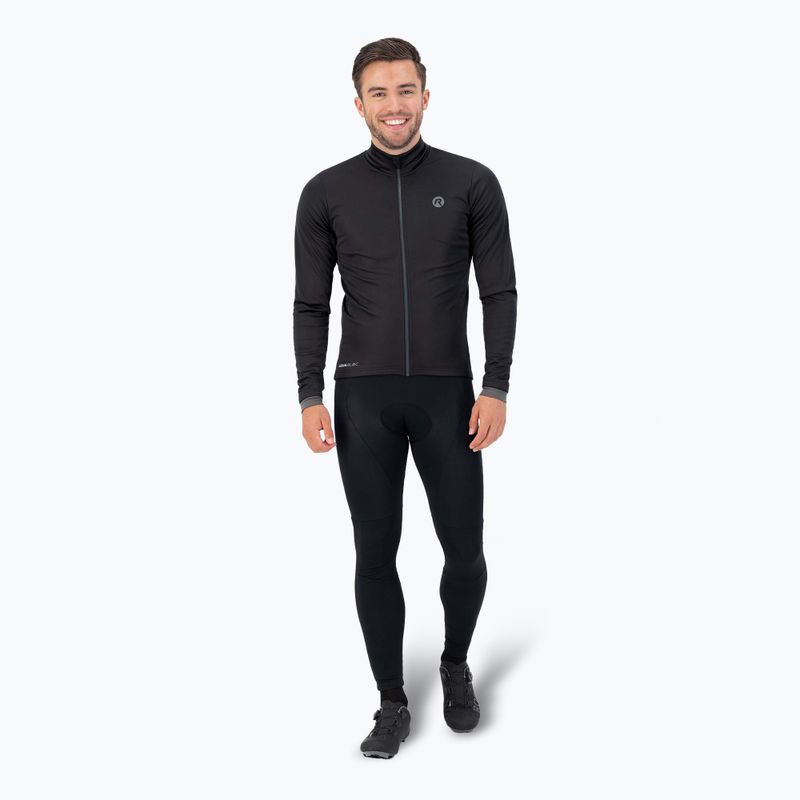 Kurtka rowerowa męska Rogelli Essential Winter black 2