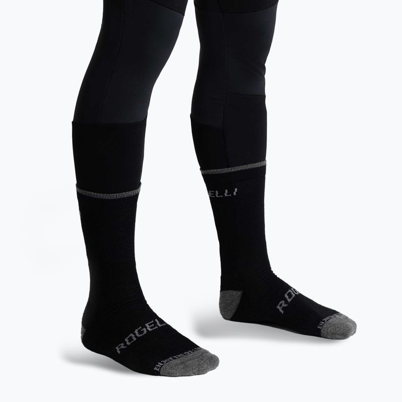 Skarpety rowerowe Rogelli Wool Wintersocks 2 pary black/grey 2