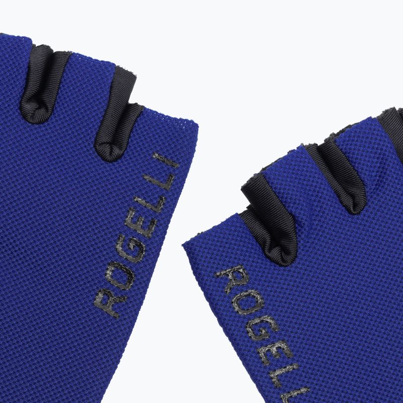 Rękawiczki rowerowe męskie Rogelli Core blue 4
