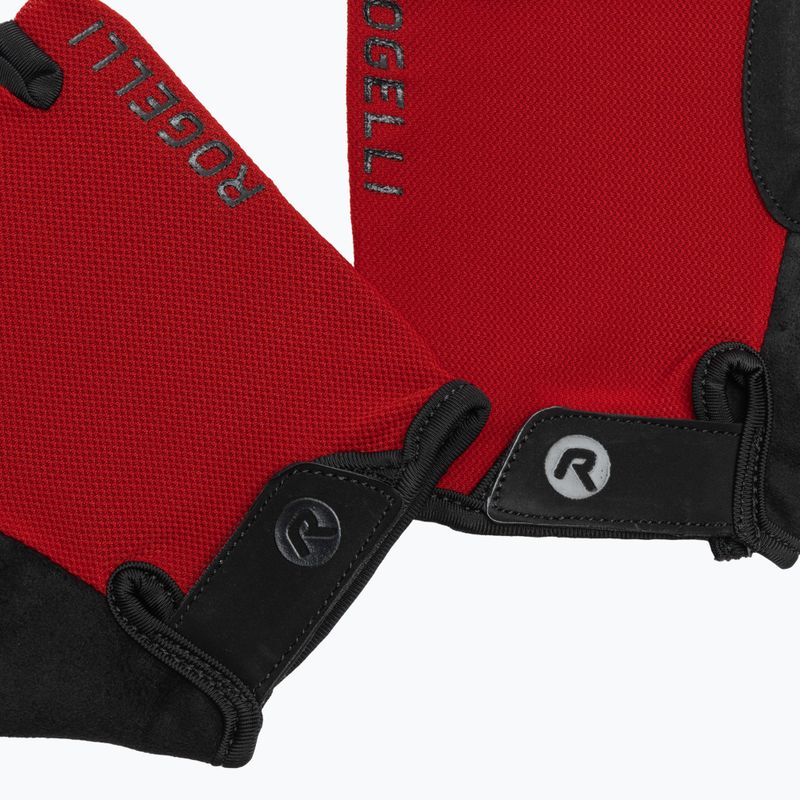 Rękawiczki rowerowe męskie Rogelli Core red 5