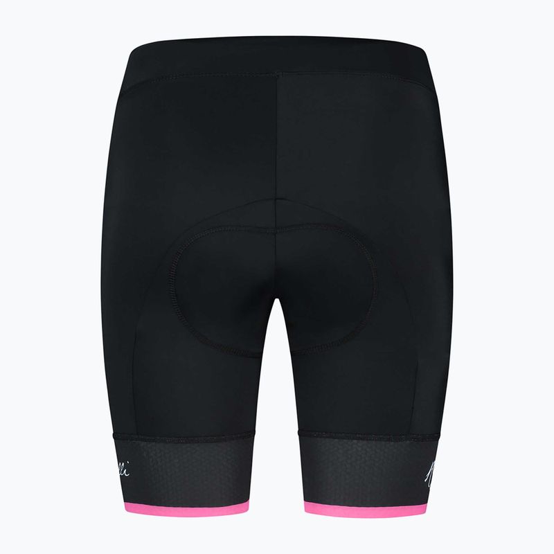 Spodenki rowerowe damskie Rogelli Select II black/pink 4