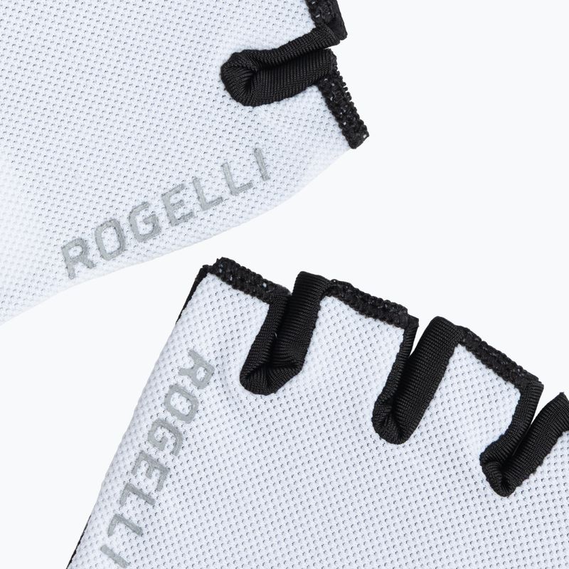 Rękawiczki rowerowe damskie Rogelli Core W white 4