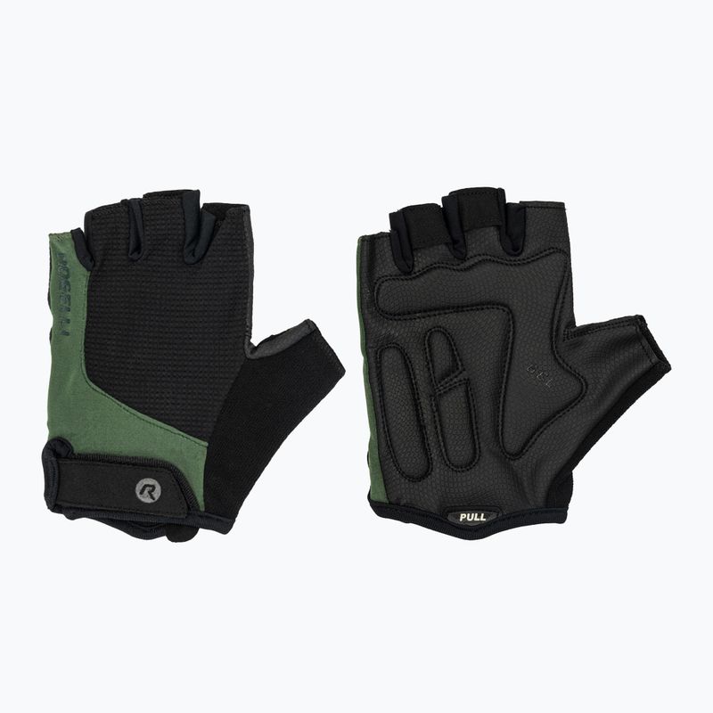 Rękawiczki rowerowe męskie Rogelli Essential black/green