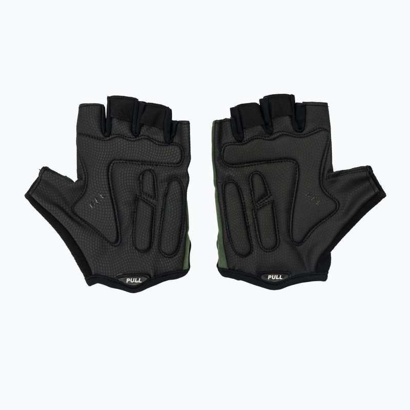 Rękawiczki rowerowe męskie Rogelli Essential black/green 3