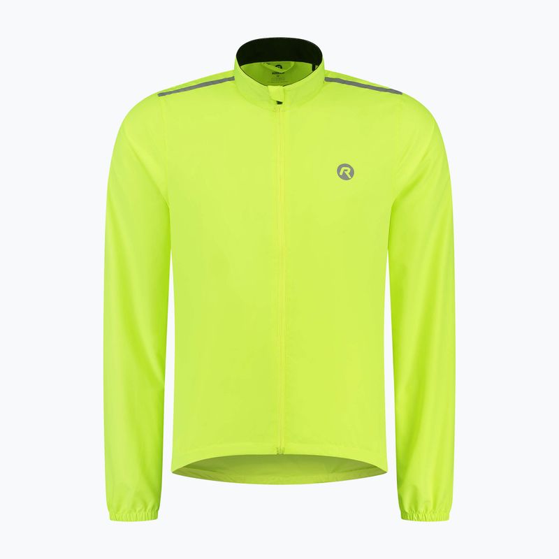 Kurtka rowerowa męska Rogelli Core Wind fluor yellow 3