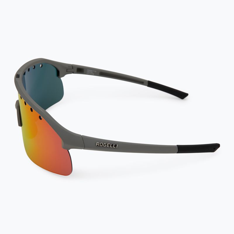 Okulary przeciwsłoneczne Rogelli Ventro Polarized grey/bordeaux/red revo 5