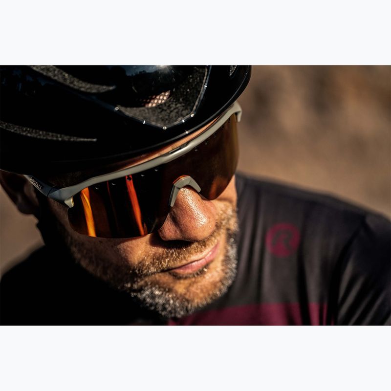 Okulary przeciwsłoneczne Rogelli Ventro Polarized grey/bordeaux/red revo 5