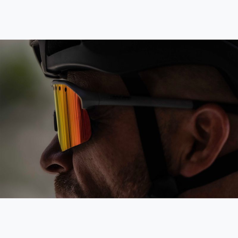 Okulary przeciwsłoneczne Rogelli Ventro Polarized grey/bordeaux/red revo 8
