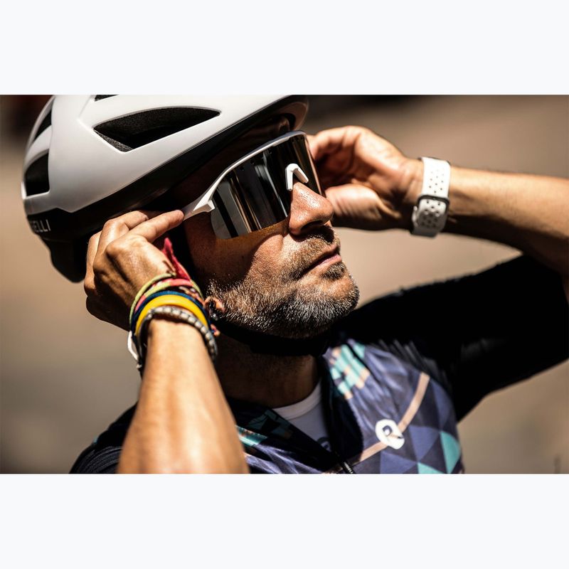 Okulary przeciwsłoneczne Rogelli Ventro Polarized white/taupe/brown platinum revo 4
