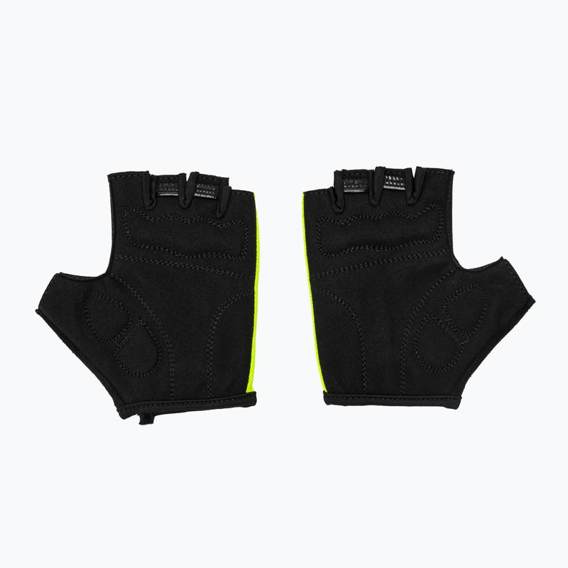 Rękawiczki rowerowe dziecięce Rogelli Core Jr fluor yellow 3
