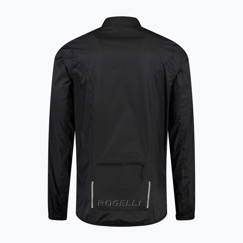 Kurtka rowerowa męska Rogelli Core Waterproof black 5