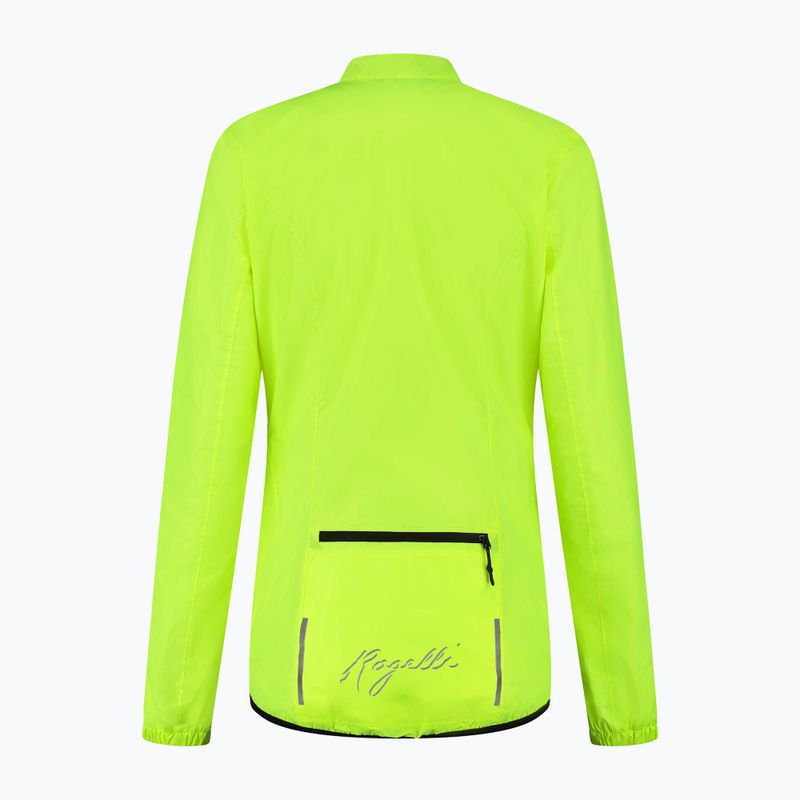 Kurtka rowerowa damska Rogelli Core yellow 4