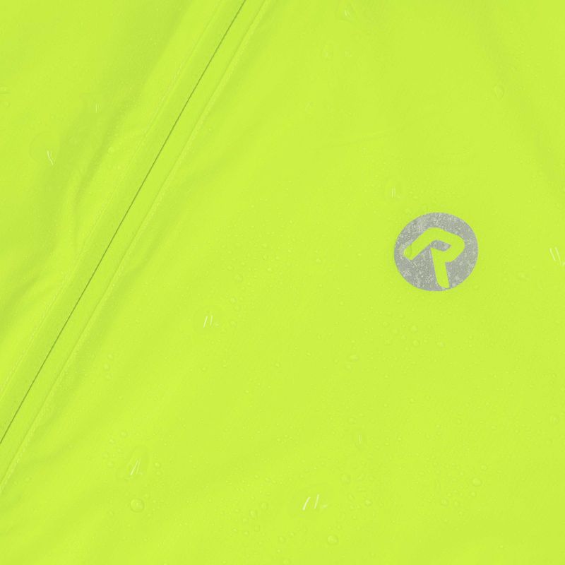 Kurtka rowerowa męska Rogelli Essential Rain fluor yellow 6